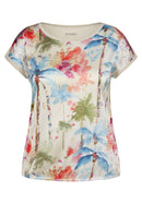 Coral Garden Print T-Shirt - Ivory