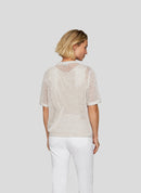 Coral Garden Mesh Cardigan - Ivory