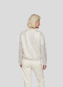 Rabe Coral Garden Zipped Sweatshirt - Ivory