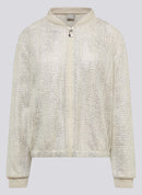 Rabe Coral Garden Zipped Sweatshirt - Ivory