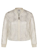 Rabe Coral Garden Zipped Sweatshirt - Ivory