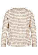 Coral Garden Striped Twinset - Ginger