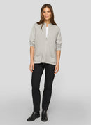 Purple Clouds Cardigan - Silver