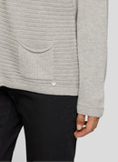 Purple Clouds Cardigan - Silver