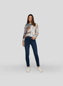 Cozy & Cool Print Jumper - Silver