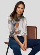 Cozy & Cool Print Jumper - Silver