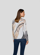 Cozy & Cool Print Jumper - Silver
