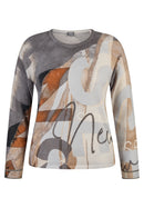 Cozy & Cool Print Jumper - Silver