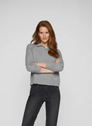 Cozy & Cool Collar Jumper - Silver