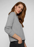 Cozy & Cool Collar Jumper - Silver
