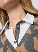 Cozy & Cool 2 in 1 Top - Granite