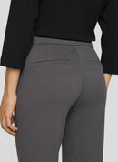 Red Glam Stretch Trousers - Granite