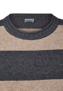 Cozy & Cool Stripe Jumper - Granite