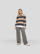 Cozy & Cool Stripe Jumper - Granite