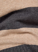Cozy & Cool Stripe Jumper - Granite