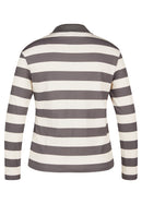 Cozy & Cool Stripe T-Shirt - Granite