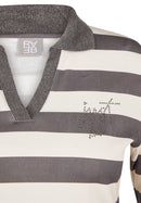 Cozy & Cool Stripe T-Shirt - Granite