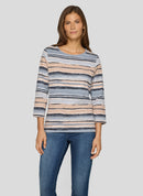 Cozy & Cool Stripe T-Shirt - Flanell