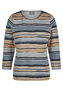 Cozy & Cool Stripe T-Shirt - Flanell