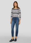 Cozy & Cool Print T-Shirt - Flanell