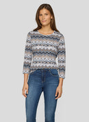 Cozy & Cool Print T-Shirt - Flanell