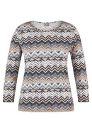 Cozy & Cool Print T-Shirt - Flanell