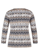 Cozy & Cool Print T-Shirt - Flanell