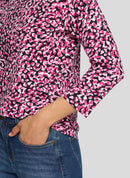 Purple Clouds Print T-Shirt - Mallow