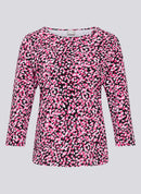 Purple Clouds Print T-Shirt - Mallow