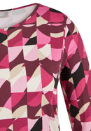 Purple Clouds Print T-Shirt - Mallow