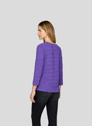 Vintage Vibe Plain T-Shirt - Violet