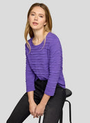 Vintage Vibe Plain T-Shirt - Violet
