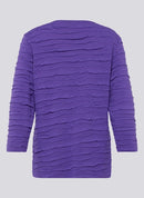 Vintage Vibe Plain T-Shirt - Violet
