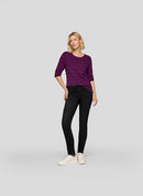 Purple Clouds T-Shirt - Plum