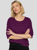 Purple Clouds T-Shirt - Plum