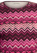 Purple Clouds Stripe T-Shirt - Plum