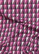 Purple Clouds Print T-Shirt - Plum