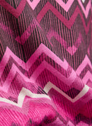 Purple Clouds Print Polo Shirt - Plum