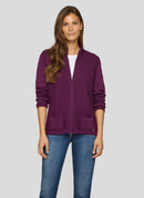 Purple Clouds Cardigan - Plum