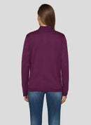 Purple Clouds Cardigan - Plum