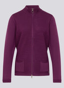 Purple Clouds Cardigan - Plum