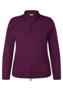 Purple Clouds Cardigan - Plum