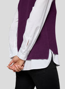 Cozy & Cool Sleeveless Jumper - Plum