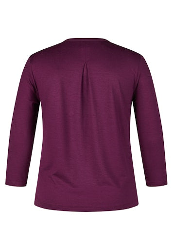 Plain Blouse - Plum