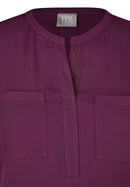Plain Blouse - Plum