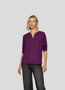 Plain Blouse - Plum