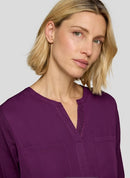 Plain Blouse - Plum