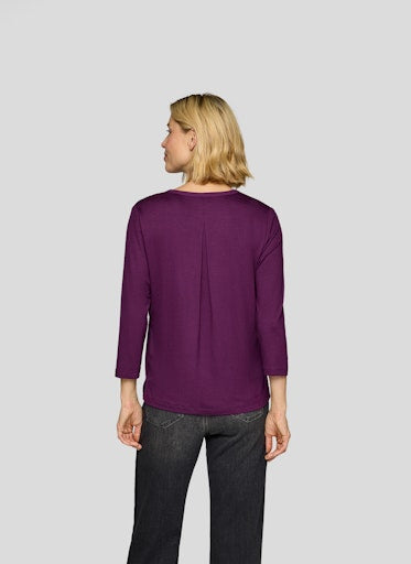 Plain Blouse - Plum