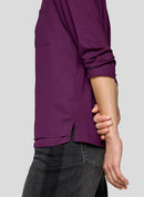 Plain Blouse - Plum