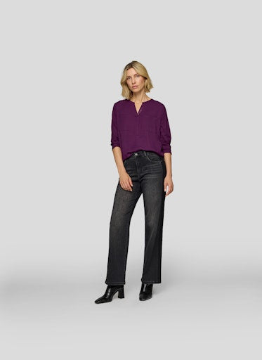 Plain Blouse - Plum